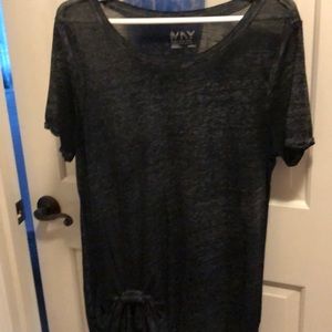 Soft comfortable sheer knit top